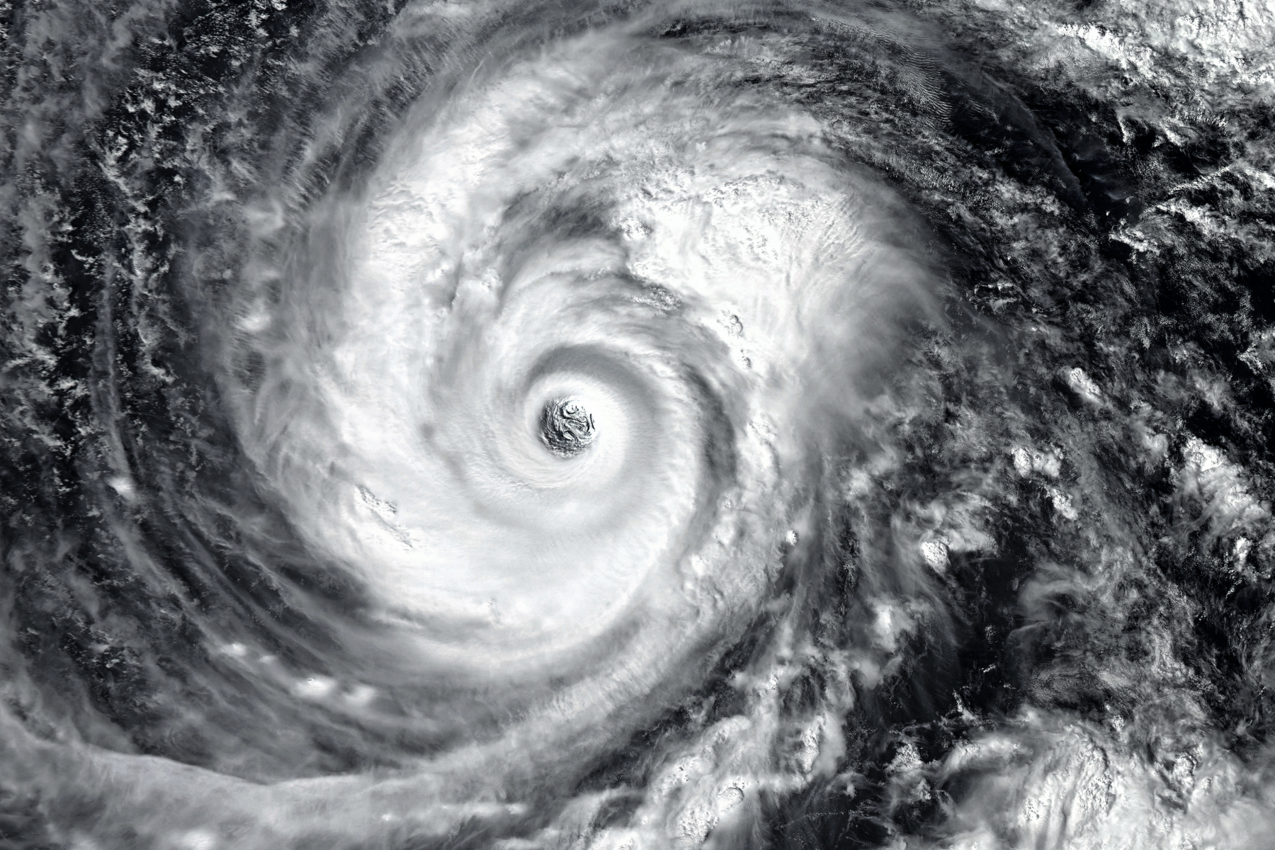 Satellite image of Hurricane Beryl