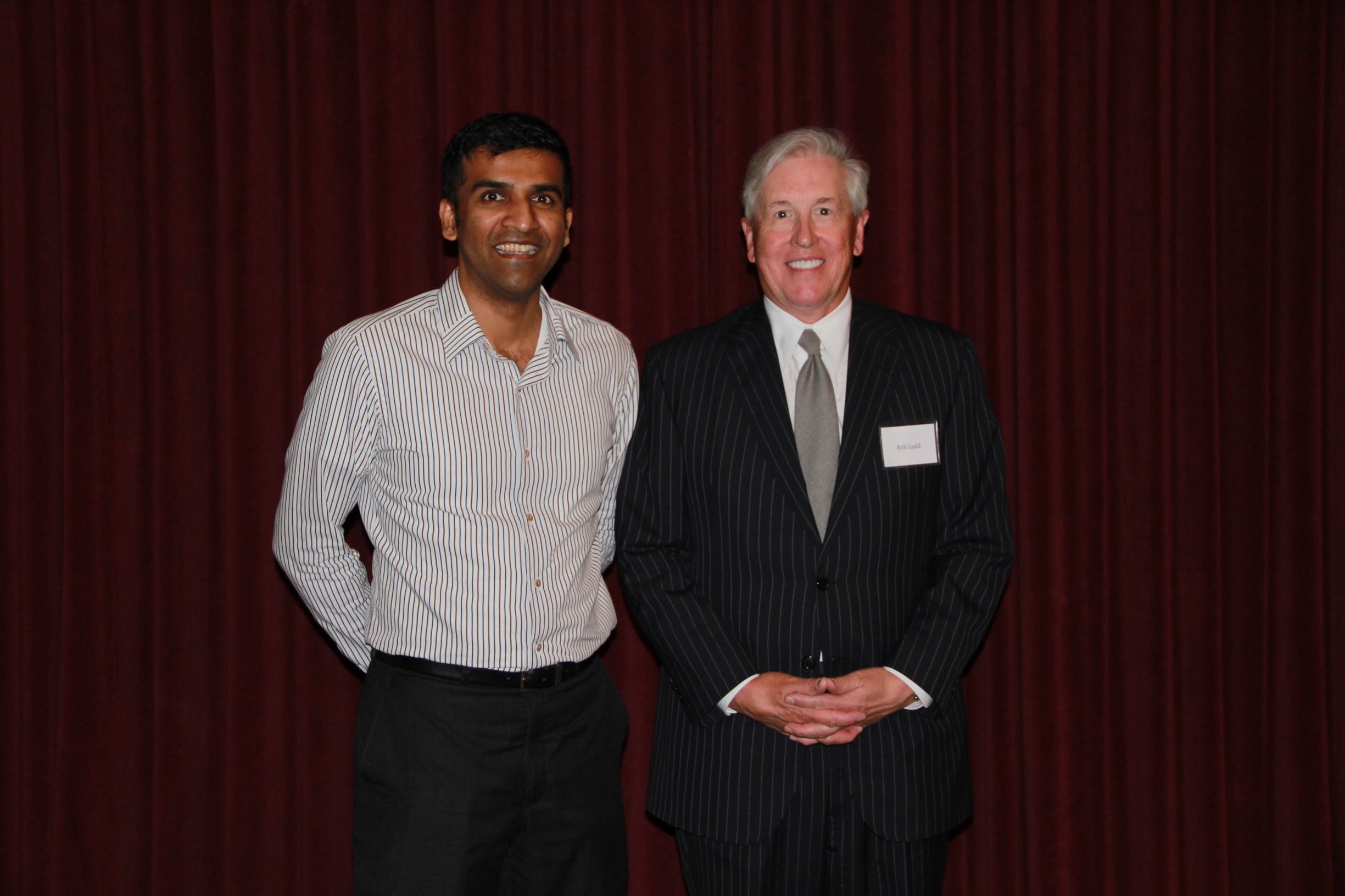 Mallesh Pai with Rob Ladd