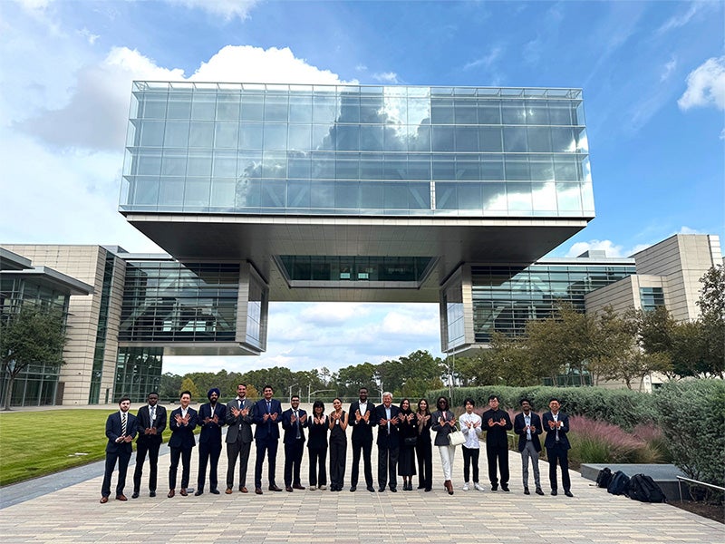 Rice University Master of Energy Economics students at ExxonMobil