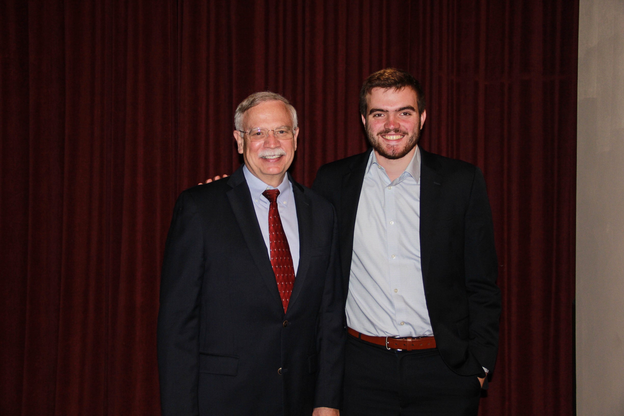 Evan Flack with George Zodrow